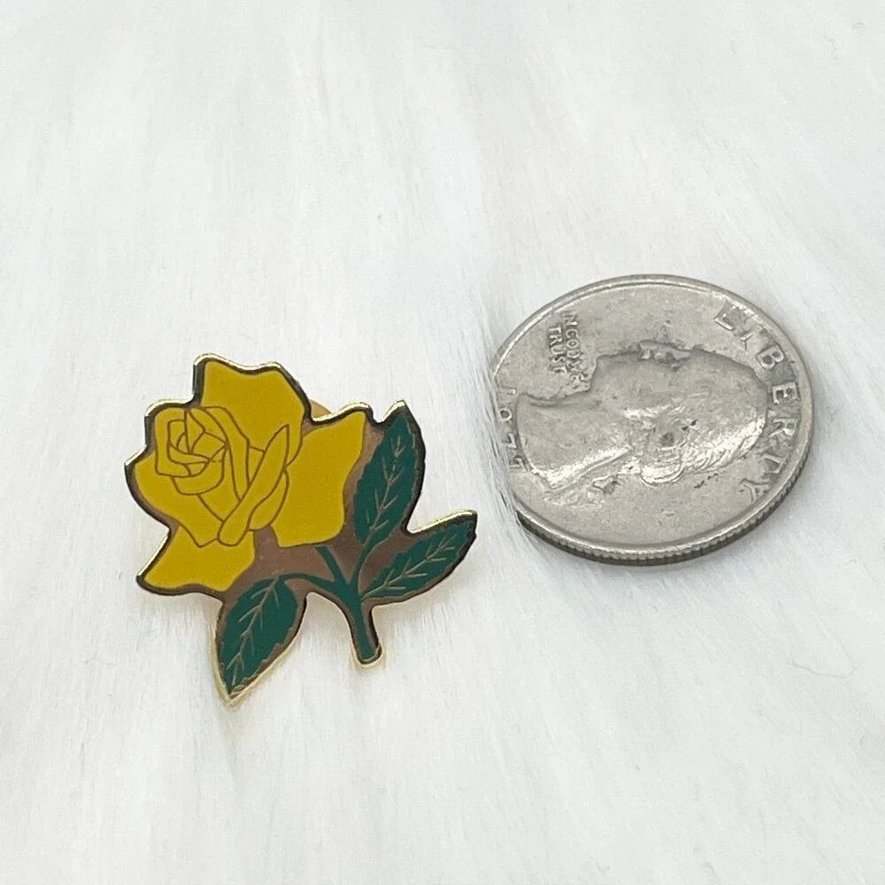 Vintage yellow rose